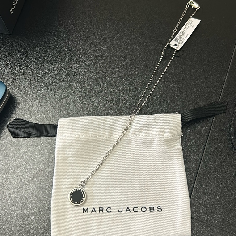 Marc by Marc Jacobs Enamel Disc Pendant Necklace - Picture 2 of 5